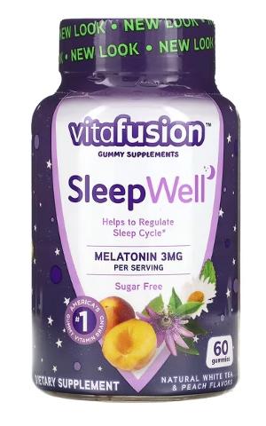 VitaFusion 天然成人睡眠軟糖60粒