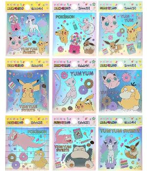 Pokémon 雷射閃閃貼紙(隨機出貨)