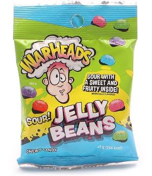  WARHEADS Jelly Beans水果味軟糖45g