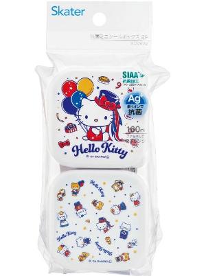 迷你方形保鮮盒2入組 160ml -Hello Kitty