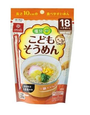 兒童素麵-自立密封袋裝200g