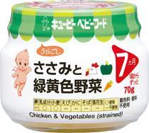 日本Kewpie P-73 高鐵南瓜胡蘿蔔雞肉蓉 7M+