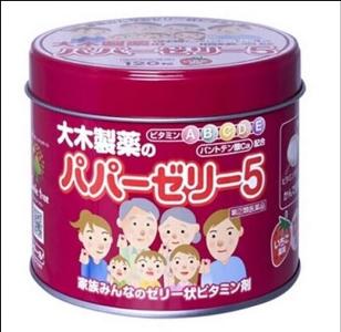 日本 大木維生素糖120粒（草莓味）(1歲以上食用)