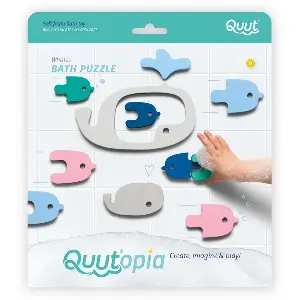 Quutopia 沐浴拼圖 鯨魚 10M+