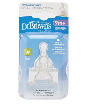 Dr. Brown's 標準奶嘴 (2個裝)