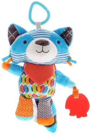 美國 Skip Hop BANDANA BUDDIES Activity Toy -浣熊